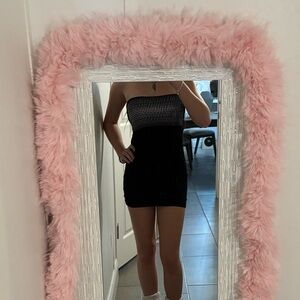 Glamour Black mini Dress or top